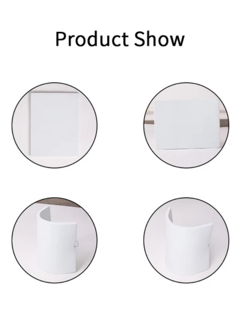 بوفان 5 قطع من ألواح الفوم لشفط الدهون، دعامات للخصر بعد الجراحة، وسادة فوم للتعافي بعد جراحة شفط الدهون، ملابس ضاغطة، 28 × 21 × 1 سم، أبيض - Image 3